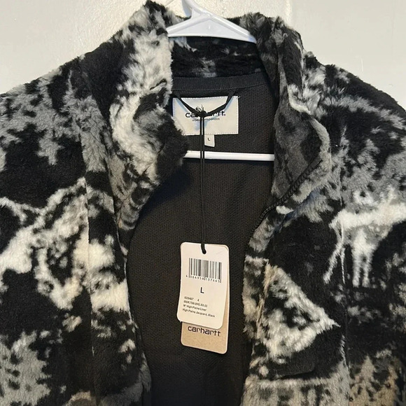 Carhartt WIP Work In Progress High Plains Jacquard Liner NWT L - Picture 4 of 7